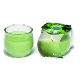 ALADINO CANDELA PROFUMA AMBIENTE 30H FRAGRANZA MUSCHIO BIANCO 120 GRAMMI VASETTO IN VETRO ALADINO CANDELA PROFUMA AMBIENTE 30H FRAGRANZA MUSCHIO BIANCO 120 GRAMMI VASETTO IN VETRO