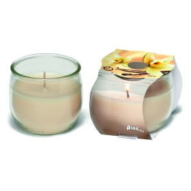 ALADINO CANDELA PROFUMA AMBIENTE 30H FRAGRANZA VANIGLIA 120 GRAMMI VASETTO IN VETRO ALADINO CANDELA PROFUMA AMBIENTE 30H FRAGRANZA VANIGLIA 120