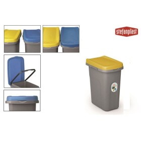 Home Eco System Bidone nettezza urbana Giallo/Grigio lt. 7 Home Eco System Bidone nettezza urbana Giallo/Grigio lt. 7