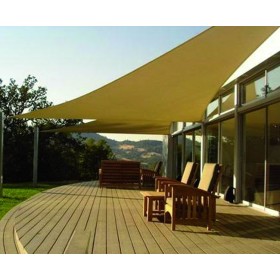 VELA RETE PARASOLE EMILY BEIGE TRIANGOLARE MT. 3X3X3 BLINKY RETE PARASOLE EMILY BEIGE TRIANGOLARE MT. 3X3X3