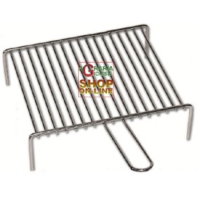 GRATICOLA IN FILO DI ACCIAIO CROMAT PER CAMINO CM. 35x70 GRATICOLA IN FILO DI ACCIAIO CROMAT PER CAMINO CM. 35x70