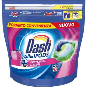 DASH 43 ECODOSI PODS ALL IN 1 PROTEZIONE TESSUTI DASH 43 ECODOSI PODS ALL IN 1 PROTEZIONE TESSUTI