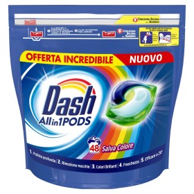 DASH ECODOSI ALLIN1 PODS SALVA COLORE 48 PODS DASH ECODOSI ALLIN1 PODS SALVA COLORE 48 PODS