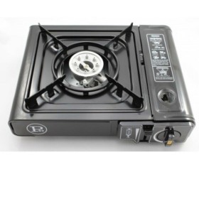FORNELLO GAS A CARTUCCIA BISTRO COOK 150 ACCIAIO VERNICIATO BRUCIATORE 1 KW 2,2 FORNELLO GAS A CARTUCCIA BISTRO COOK 150 ACCIAIO VERNICIATO