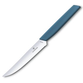 Victorinox Coltello da pizza o carne cornflower-blue Swiss Modernseghettata Lama a punta seghettata Victorinox Coltello da pizza o carne cornflower-blue Swiss Modernseghettata Lama a punta seghettata