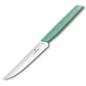 Victorinox Coltello da pizza o carne mint-green Swiss Modernseghettata Lama a punta seghettata Victorinox Coltello da pizza o carne mint-green Swiss Modernseghettata Lama a punta seghettata