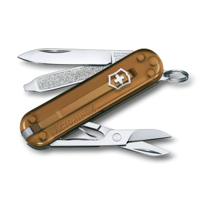 Victorinox Multiuso Classic SD trasparente Chocolate Fudge mm. 58