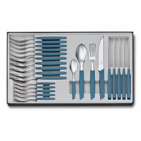 Victorinox Set posate Swiss Modern con manico cornflower-blue pz. 24 Victorinox Set posate Swiss Modern con manico cornflower-blue