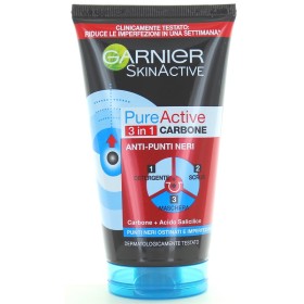 GARNIER PURE ACTIVE CARBONE 3IN1 ANTI-PUNTI NERI 150 ML GARNIER PURE ACTIVE CARBONE 3IN1 ANTI-PUNTI NERI 150 ML