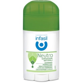 INFASIL DEODORANTE STICK NEUTRO ANTIMACCHIA FRESCA FRAGRANZA CON OLIO ESSENZIALE 40 ML INFASIL DEODORANTE STICK NEUTRO ANTIMACCHIA FRESCA FRAGRANZA
