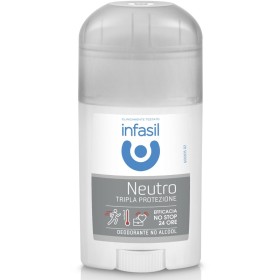 INFASIL DEODORANTE STICK NEUTRO TRIPLA PROTEZIONE EFFICACIA NO STOP 24 ORE 40 ML INFASIL DEODORANTE STICK NEUTRO TRIPLA PROTEZIONE EFFICACIA NO