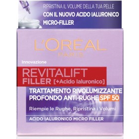 L'OREAL REVITALIFT FILLER RIVOLUMIZZANTE ANTI-RUGHE SPF50 50 ML L'OREAL REVITALIFT FILLER RIVOLUMIZZANTE ANTI-RUGHE SPF50 50 ML