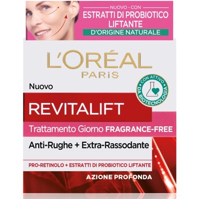 L'OREAL REVITALIFT TRATTAMENTO GIORNO FRAGRANCE-FREE ANTI-RUGHE 50 ML