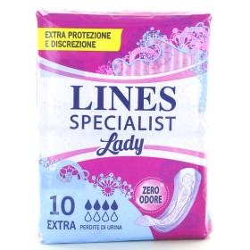 LINES SPECIALIST EXTRA ASSORBENTI ANTI-ODORE 10 PEZZI (EX LINES PERLA EXTRA) LINES SPECIALIST EXTRA ASSORBENTI ANTI-ODORE 10 PEZZI (EX LINES PERLA EXTRA)