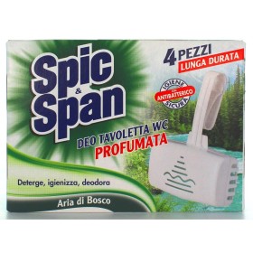 SPIC&SPAN DEO TAVOLETTA WC 4 PZ. ARIA DI BOSCO SPIC&SPAN DEO TAVOLETTA WC 4 PZ. ARIA DI BOSCO