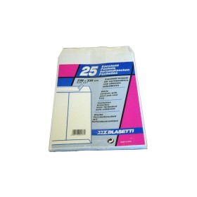 BUSTE A SACCHETTO BIANCA CON CHIUSURA ADESIVA CM. 23x30 PZ. 25 BUSTE A SACCHETTO BIANCA CON CHIUSURA ADESIVA CM. 23x30 PZ. 25