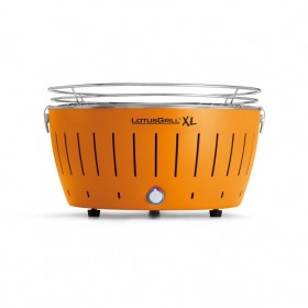 LOTUSGRILL LOTUS GRILL XL BARBECUE DA TAVOLO PORTATILE PER ESTERNO GRANDE CON CAVO USB ARANCIO LOTUSGRILL LOTUS GRILL XL BARBECUE DA TAVOLO PORTATILE PER