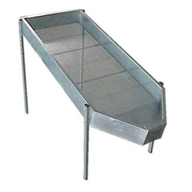 DEFOGLIATORE MANUALE PER OLIVE ZINCATO CON PIEDI CM.143x57 DEFOGLIATORE MANUALE PER OLIVE ZINCATO CON PIEDI CM.143x57