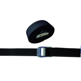 VIGOR CINGHIE SEMPLICI NERO CON MORSETTO MM. 25 MT. 5 VIGOR CINGHIE SEMPLICI NERO CON MORSETTO MM. 25 MT. 5