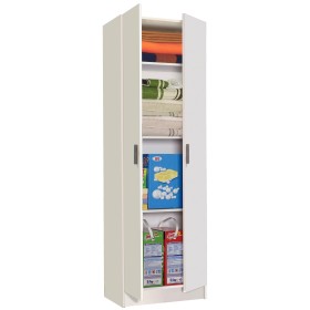 KIT ARMADIO A 2 ANTE E 3 RIPIANI MULTIUSO CM. 59x37x180h. KIT ARMADIO A 2 ANTE E 3 RIPIANI MULTIUSO CM. 59x37x180h.