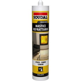 SOUDAL CARTUCCIA MASTICE REFRATTARIO ALTA TEMPERATURA ML. 290 SOUDAL CARTUCCIA MASTICE REFRATTARIO ALTA TEMPERATURA ML. 290