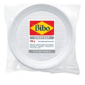 BIBO 42 PIATTI PIANI BIANCHI SUPER IN PLASTICA DM 21 5CM 700 GRAMMI BIBO 42 PIATTI PIANI BIANCHI SUPER IN PLASTICA DM 21 5CM 700