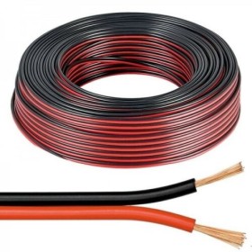 CAVO PIATTINA ROSSO NERA PER ALTOPARLANTI MT. 60 CAVO PIATTINA ROSSO NERA PER ALTOPARLANTI MT. 60