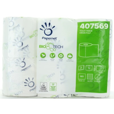 PAPERNET CARTA IGIENICA BIOTECH 12 ROTOLI 2 VELI