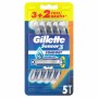 Gillette Sensor3 Comfort Rasoio da Uomo Usa e Getta PZ. 3+2