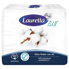 LAURELLA BIO COTTON ASSORBENTE ULTRA NOTTE 10PZ LAURELLA BIO COTTON ASSORBENTE ULTRA NOTTE 10PZ