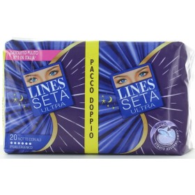 LINES SETA ULTRA NOTTE ALI PACCO DOPPIO 20 PZ LINES SETA ULTRA NOTTE ALI PACCO DOPPIO 20 PZ