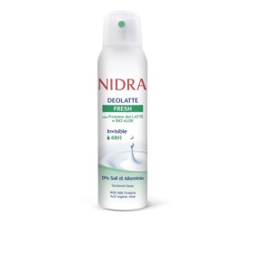 NIDRA DEOLATTE DEODORANTE SPRAY INVISIBLE 48H FRESH 150 ML NIDRA DEOLATTE DEODORANTE SPRAY INVISIBLE 48H FRESH 150 ML