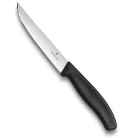 VICTORINOX COLTELLO BISTECCA MANICO NERO VICTORINOX COLTELLO BISTECCA MANICO NERO