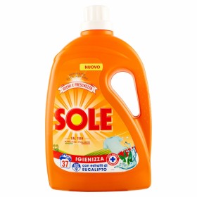 SOLE DETERSIVO LAVATRICE LIQUIDO 37 LAVAGGI IGIENIZZANTE SOLE DETERSIVO LAVATRICE LIQUIDO 37 LAVAGGI IGIENIZZANTE