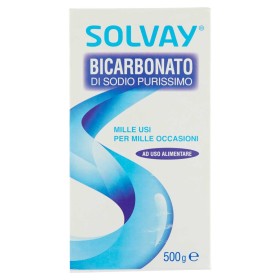 SOLVAY BICARBONATO DI SODIO PURISSIMO 500 GR. SOLVAY BICARBONATO DI SODIO PURISSIMO 500 GR.