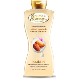 SPUMA DI SCIAMPAGNA BAGNODOCCIA CREMA LATTE DI MANDORLA E BURRO DI KARITE' 650 ML SPUMA DI SCIAMPAGNA BAGNODOCCIA CREMA LATTE DI MANDORLA E BURRO
