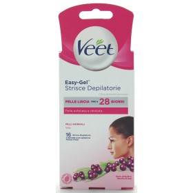 VEET 16 STRISCE DEPILATORIE VISO PELLI NORMALI VEET 16 STRISCE DEPILATORIE VISO PELLI NORMALI
