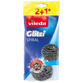 VILEDA GLITZI SPIRALE INOX 2+1 pz. VILEDA GLITZI SPIRALE INOX 2+1 pz.