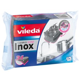 VILEDA SPUGNA ABRASIVA INOX CLEAN&SHINE VILEDA SPUGNA ABRASIVA INOX CLEAN&SHINE
