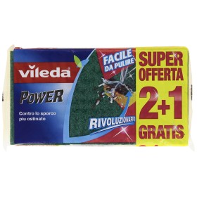 VILEDA SPUGNA ABRASIVA POWER PZ. 2+1 VILEDA SPUGNA ABRASIVA POWER PZ. 2+1