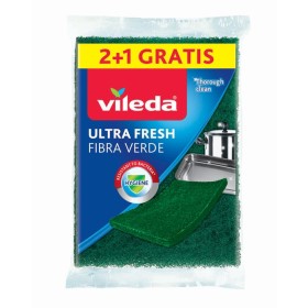 VILEDA Spugna Ultrafresh Fibra Verde 2+1 VILEDA Spugna Ultrafresh Fibra Verde 2+1
