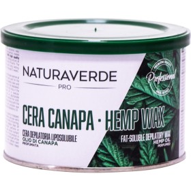 NATURAVERDE PROFESSIONAL CERA DEPILATORIA LIPOSOLUBILE OLIO DI CANAPA VASO 400 ML NATURAVERDE PROFESSIONAL CERA DEPILATORIA LIPOSOLUBILE OLIO DI