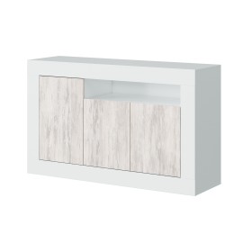 KIT CREDENZA BALTIK CON 3 ANTE BIANCO ANTICATO cm.144x42x87h. KIT CREDENZA BALTIK CON 3 ANTE BIANCO ANTICATO cm.144x42x87h.