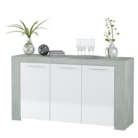 KIT CREDENZA CON 3 ANTE AMBIT BIANCO-CEMENTO 42x144x80h. KIT CREDENZA CON 3 ANTE AMBIT BIANCO-CEMENTO 42x144x80h.