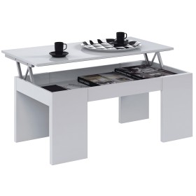 KIT TAVOLO CAFFÈ ELEAVABILE BIANCO LUCIDO 50x100x45h. KIT TAVOLO CAFFÈ ELEAVABILE BIANCO LUCIDO 50x100x45h.