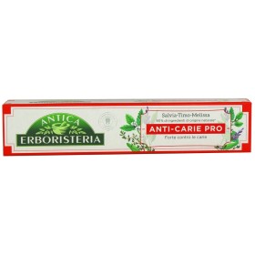 ANTICA ERBORISTERIA DENTIFRICIO ANTI-CARIE PRO SALVIA TIMO MELISSA ML. 75 ANTICA ERBORISTERIA DENTIFRICIO ANTI-CARIE PRO SALVIA TIMO