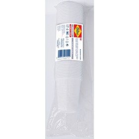 BIBO 50 BICCHIERI PLASTICA BIANCA CC. 200 BIBO 50 BICCHIERI PLASTICA BIANCA CC. 200