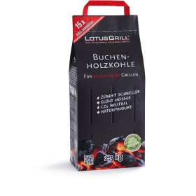 CARBONELLA PER LOTUSGRILL IN PURO FAGGIO SENZA COLLANTI ORIGINALE DA KG. 2,5 CARBONELLA PER LOTUSGRILL IN PURO FAGGIO SENZA COLLANTI