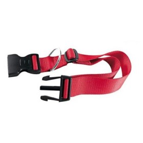 COLLARE PER CANI REGOLABILE IN NYLON ROSSO MM. 10x20/30 COLLARE PER CANI REGOLABILE IN NYLON ROSSO MM. 10x20/30