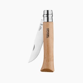 COLTELLO OPINEL LAMA SEGHETTATA IN ACCIAIO INOX MANICO IN FAGGIO N. 12 COLTELLO OPINEL LAMA SEGHETTATA IN ACCIAIO INOX MANICO IN